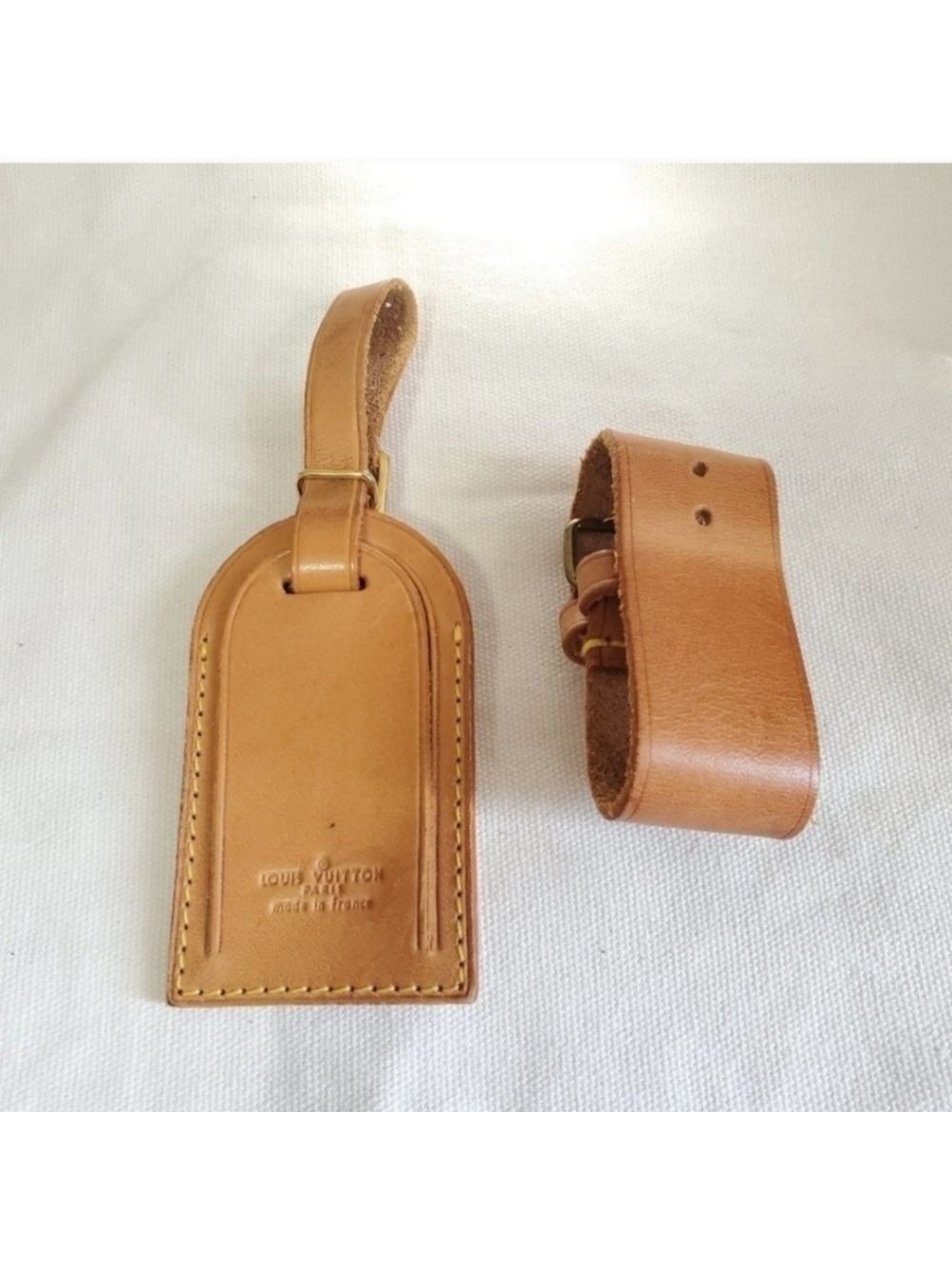 Louis Vuitton Original Vachetta Leather Hang Luggage tag